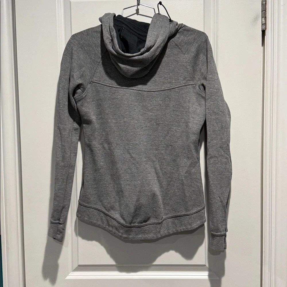 Women’s Nike Charcoal Full-Zip Hoodie. Size small.